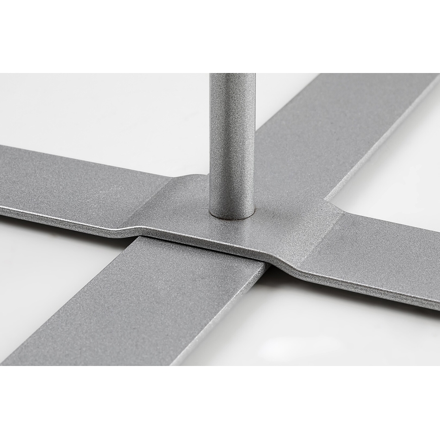 Rabalux - Lattiavalaisin 1xE27/40W/230V valkoinen/hopea