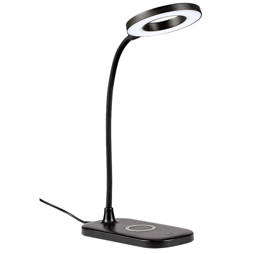 Rabalux - LED himmennettävä kosketuspöytävalaisin langattomalla latauksella LED/5W/5V 2700-6000K musta