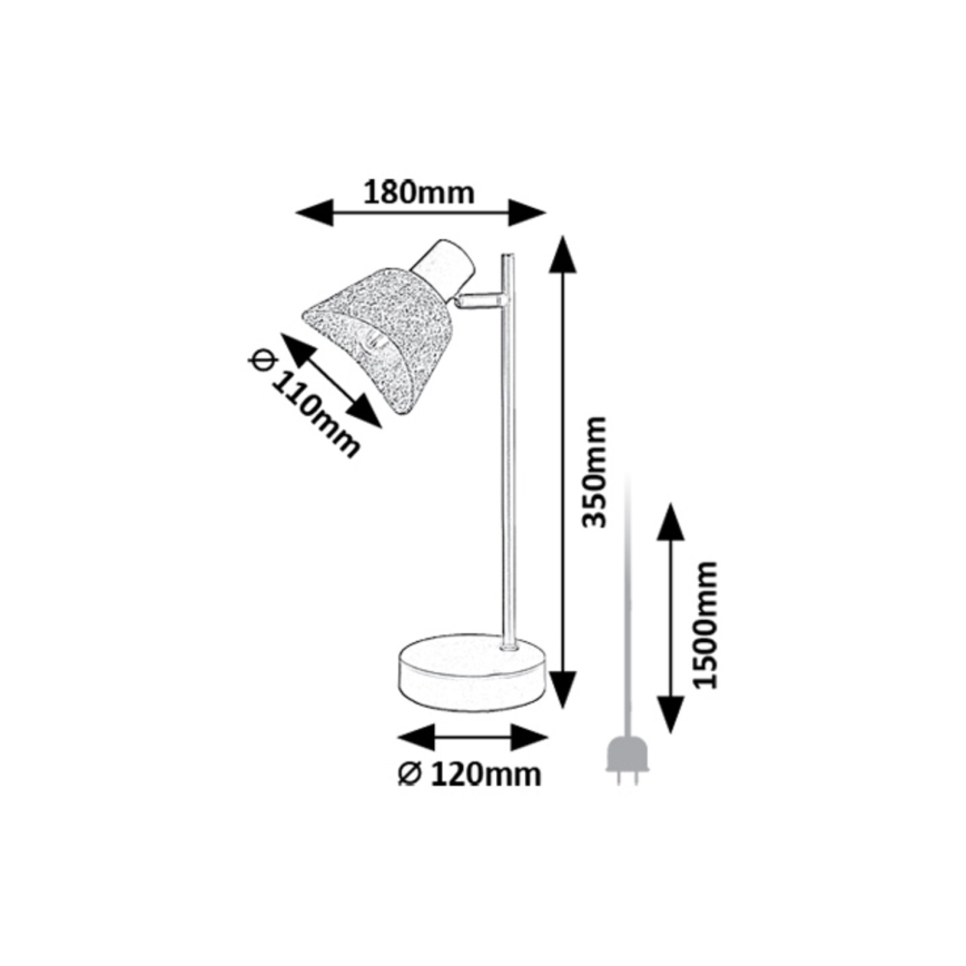 Rabalux - Pöytävalaisin 1xE14/10W/230V