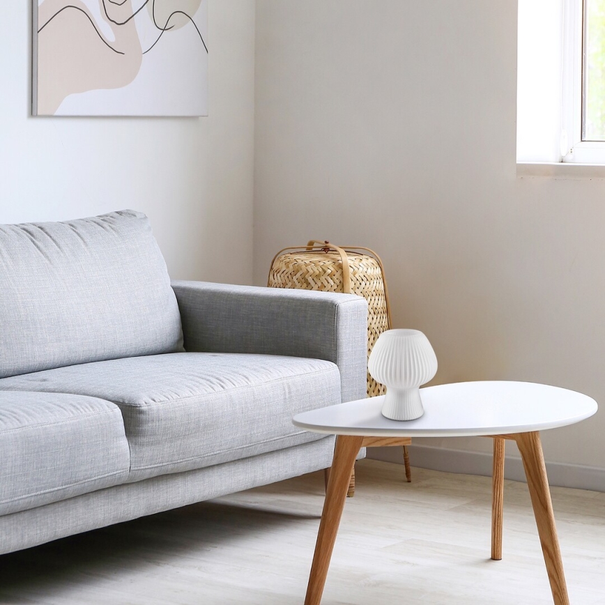 Rabalux - Pöytävalaisin 1xE14/60W/230V valkoinen