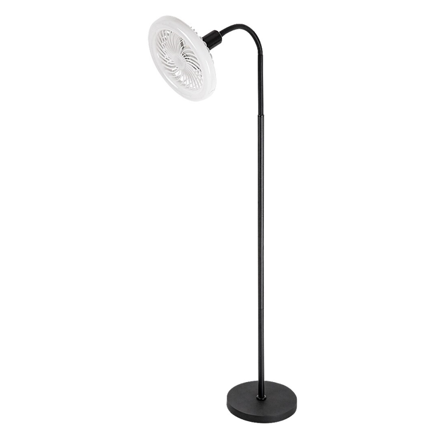 Rabalux - Himmennettävä LED-lattiavalaisin tuulettimella, halkaisija 30 cm, 1xE27/16W/230V 3000-6500K + kaukosäädin