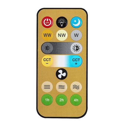 Rabalux - LED-himmennettävä lattiavalaisin tuulettimella 1xE27/16W/2300V 3000-6500K + kaukosäädin