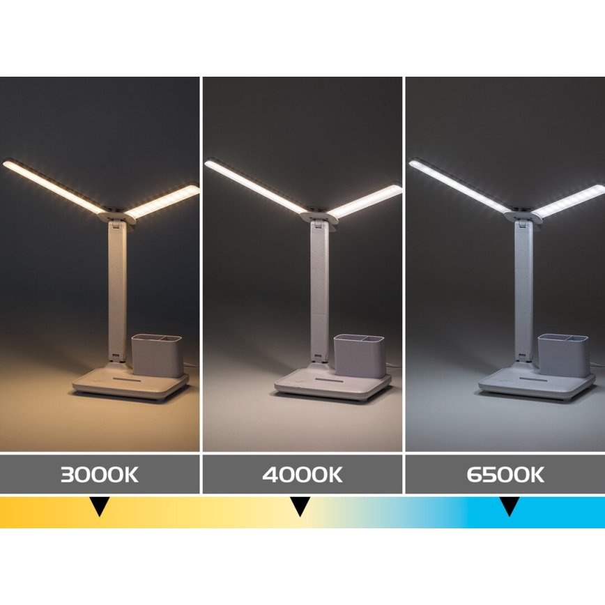 Rabalux - himmennettävä kosketustoiminen LED-pöytälamppu LED/5W/5V 3000/4000/6500K