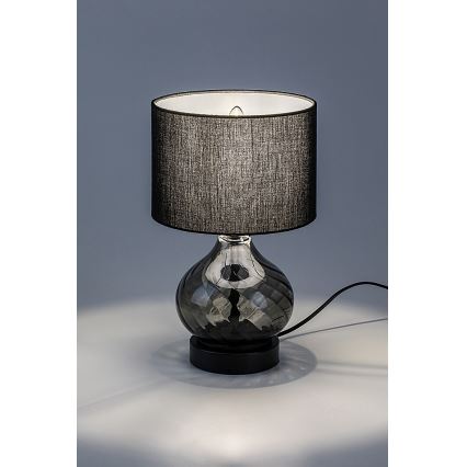 Rabalux - Pöytävalaisin 1xE14/25W/230V savuinen