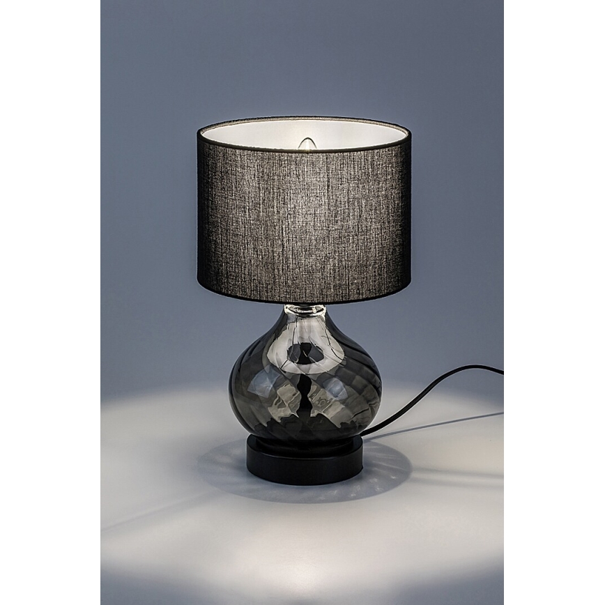 Rabalux - Pöytävalaisin 1xE14/25W/230V savuinen