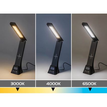 Rabalux - kosketuksella himmennettävä LED-pöytälamppu LED/6W/5V 3000/4000/6500K