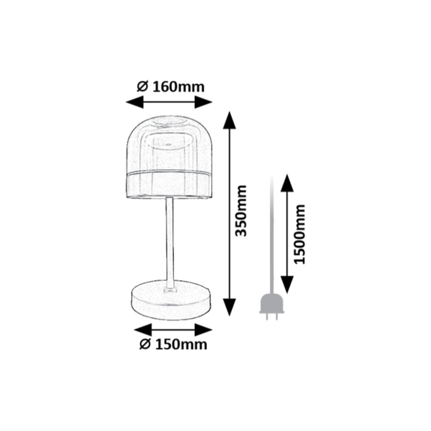 Rabalux - Himmennettävä LED-pöytävalaisin LED/13W/230V 3000/4000/6000K