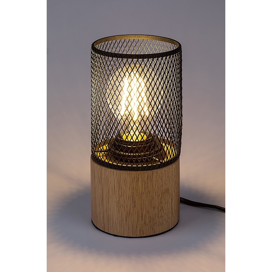 Rabalux - Pöytävalaisin 1xE27/25W/230V pyökki