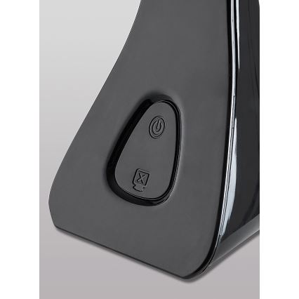 Rabalux - LED himmennettävä pöytävalaisin näytöllä LED/7W/5V 4000K musta