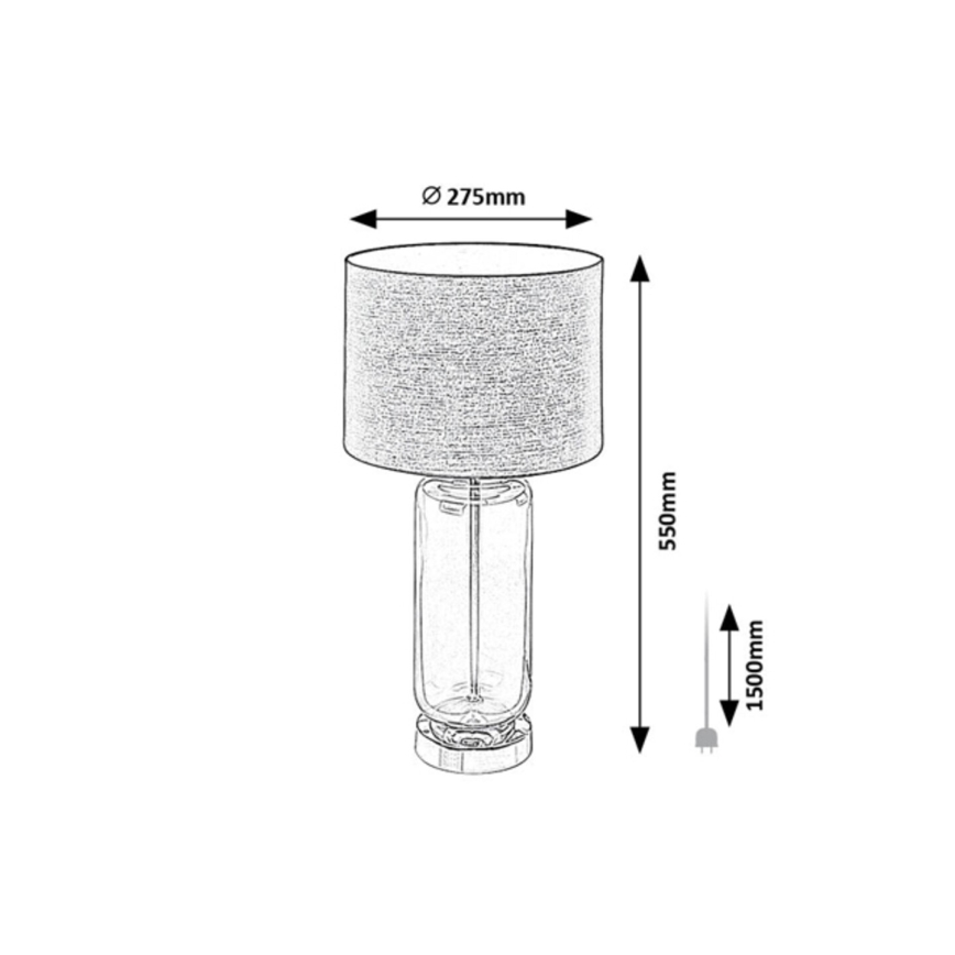 Rabalux - Pöytälamppu 1xE27/60W/230V