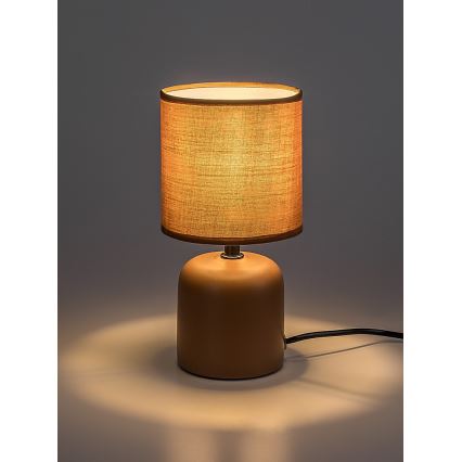 Rabalux - Pöytävalaisin 1xE14/40W/230V ruskea
