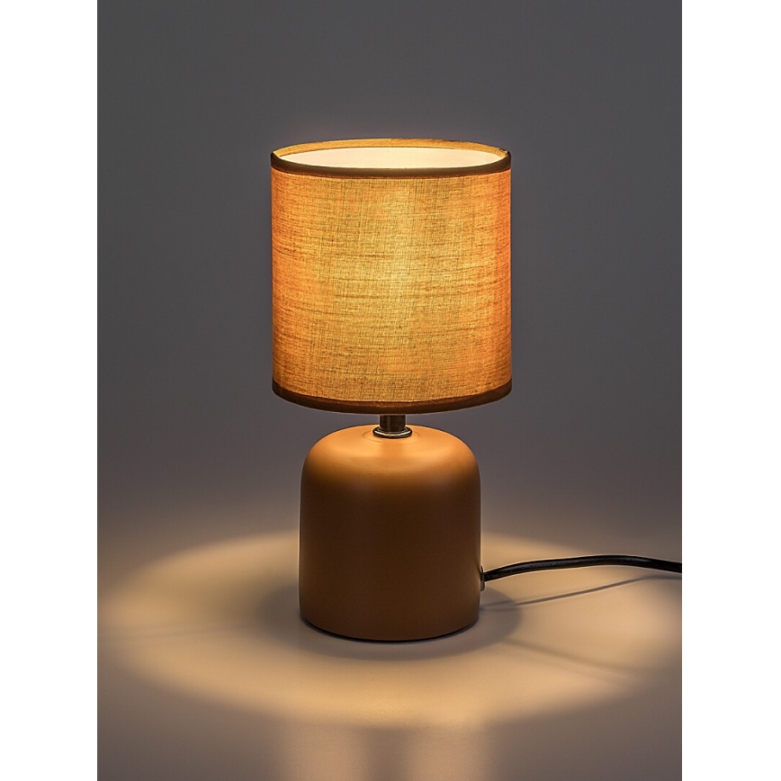 Rabalux - Pöytävalaisin 1xE14/40W/230V ruskea