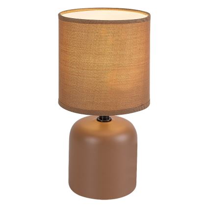 Rabalux - Pöytävalaisin 1xE14/40W/230V ruskea