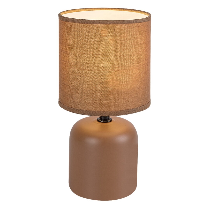 Rabalux - Pöytävalaisin 1xE14/40W/230V ruskea