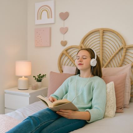 Rabalux - Pöytälamppu 1xE14/40W/230V vaaleanpunainen