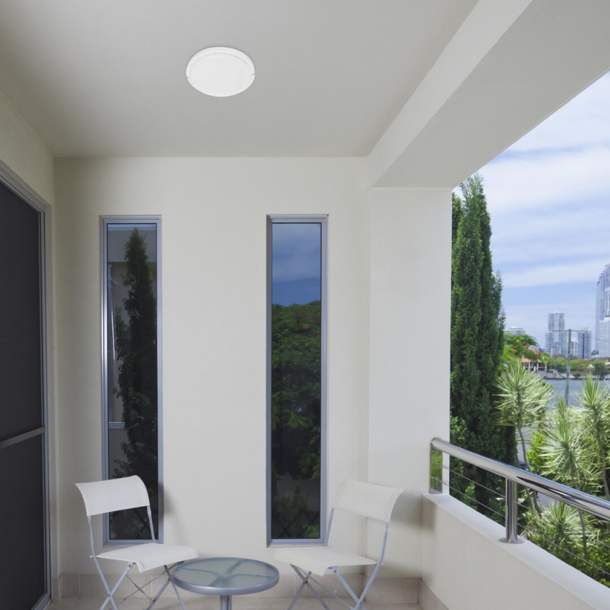 Rabalux - LED Ulkokattovalaisin LED/15W/230V IP54 valkoinen