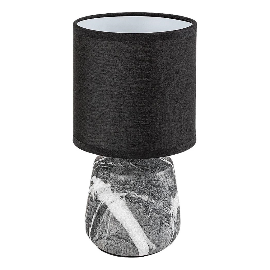 Rabalux - Pöytälamppu 1xE14/40W/230V musta/marmorikuvio