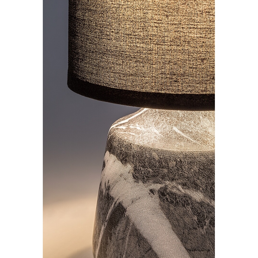 Rabalux - Pöytälamppu 1xE14/40W/230V musta/marmorikuvio