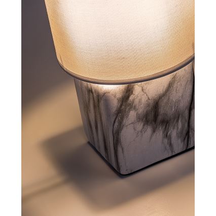 Rabalux - Pöytälamppu 1xE14/40W/230V valkoinen/marmori