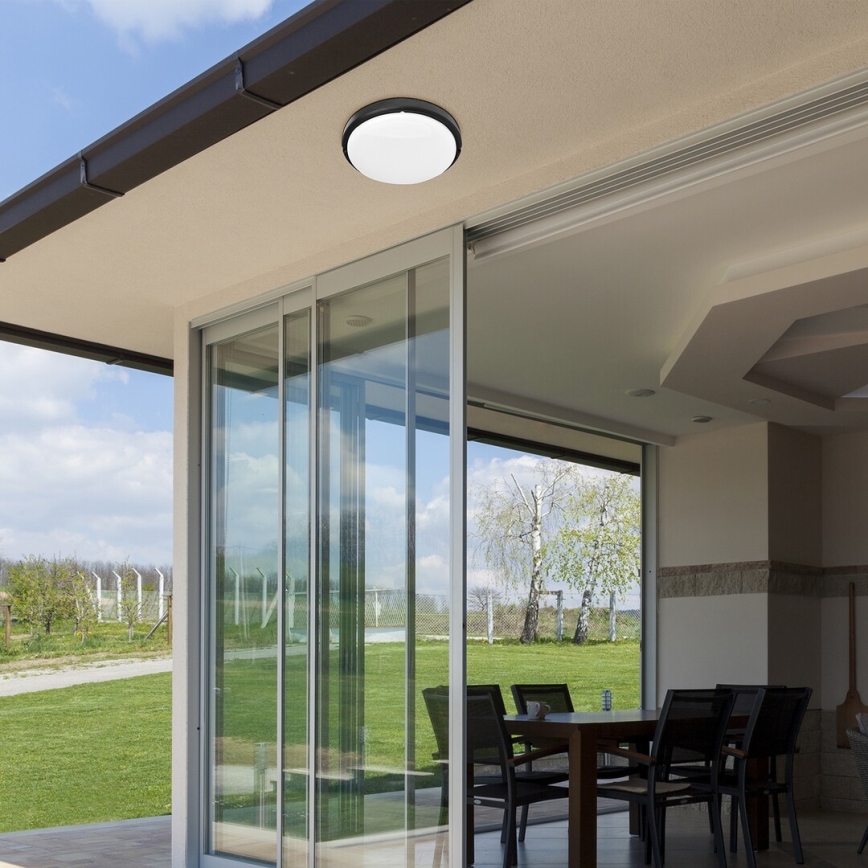 Rabalux - LED Ulkokattovalaisin LED/15W/230V IP54 musta