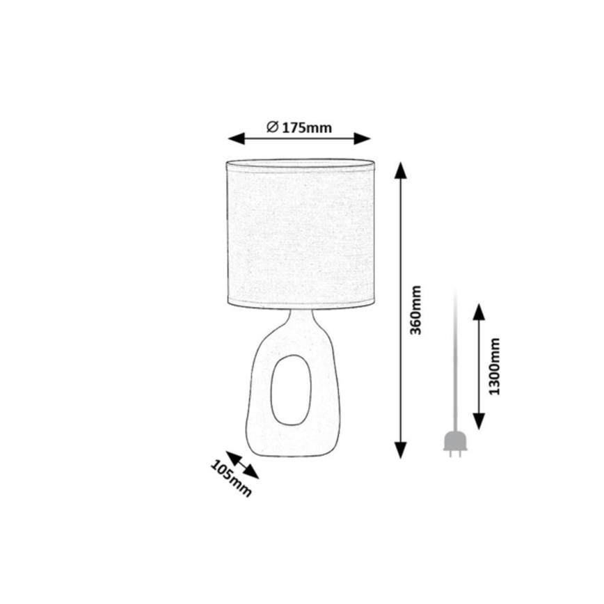 Rabalux - Pöytälamppu 1xE14/40W/230V, sininen
