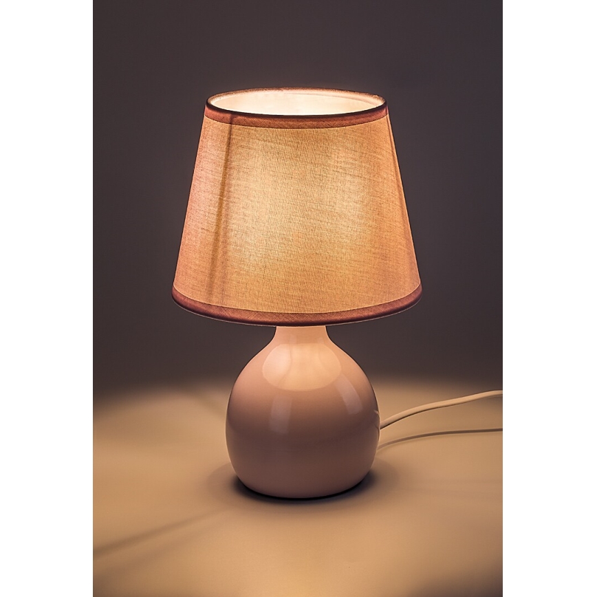 Rabalux - Pöytälamppu 1xE14/40W/230V vaaleanpunainen