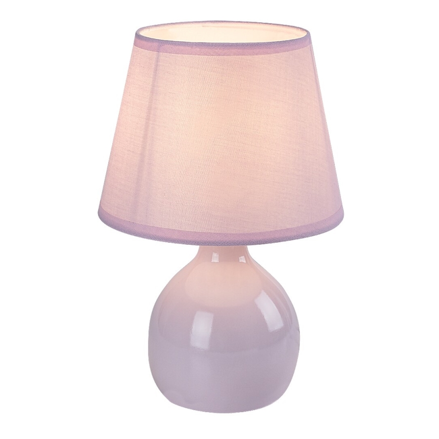 Rabalux - Pöytälamppu 1xE14/40W/230V vaaleanpunainen