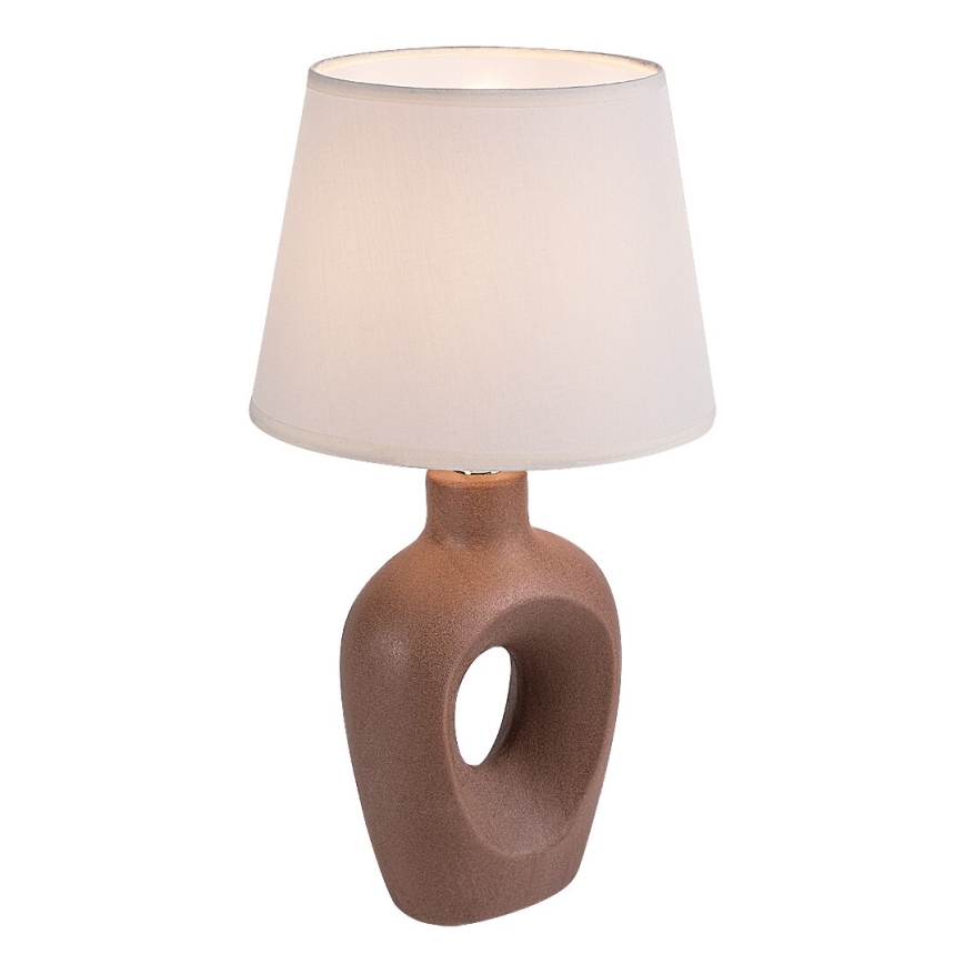 Rabalux - Pöytälamppu 1xE14/25W/230V ruskea/kerma