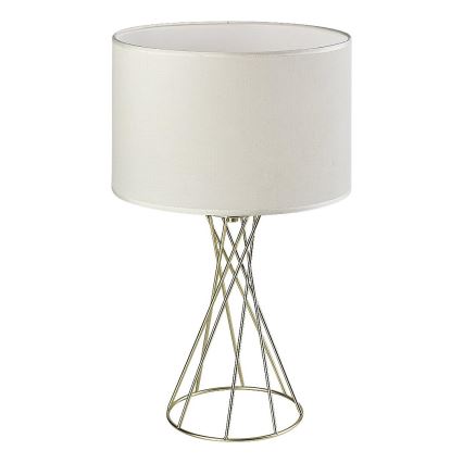 Rabalux - Pöytälamppu 1xE27/40W/230V kultainen/valkoinen