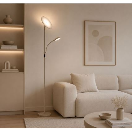 Rabalux - LED himmennettävä lattiavalaisin LED/23W/230V 3000/4200/6500 beige