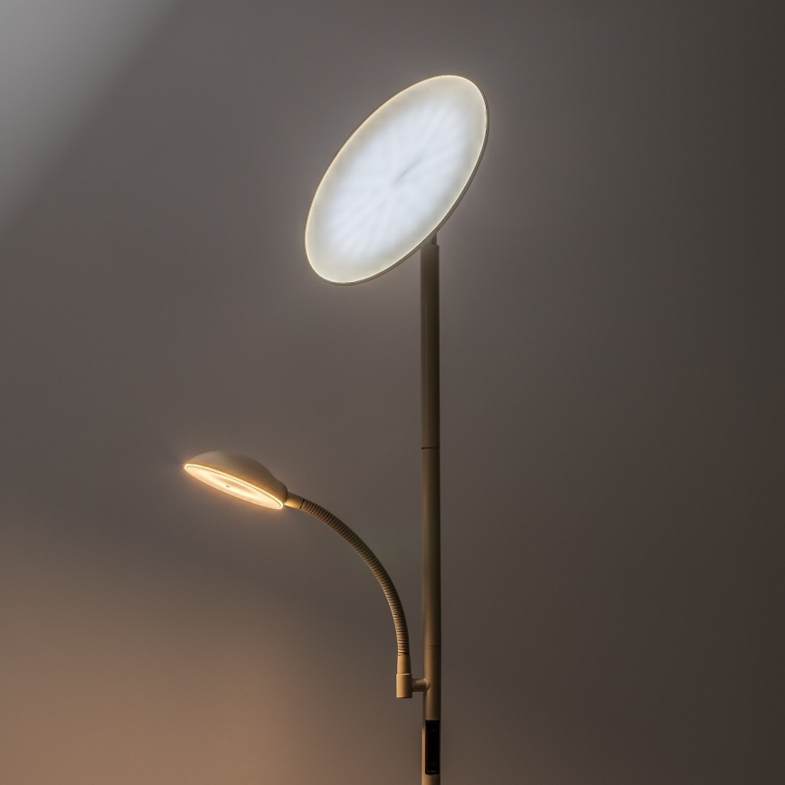 Rabalux - LED himmennettävä lattiavalaisin LED/23W/230V 3000/4200/6500 beige