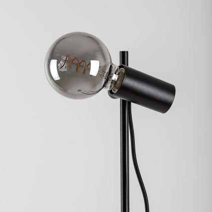 Rabalux - Lattiavalaisin 1xE27/60W/230V musta