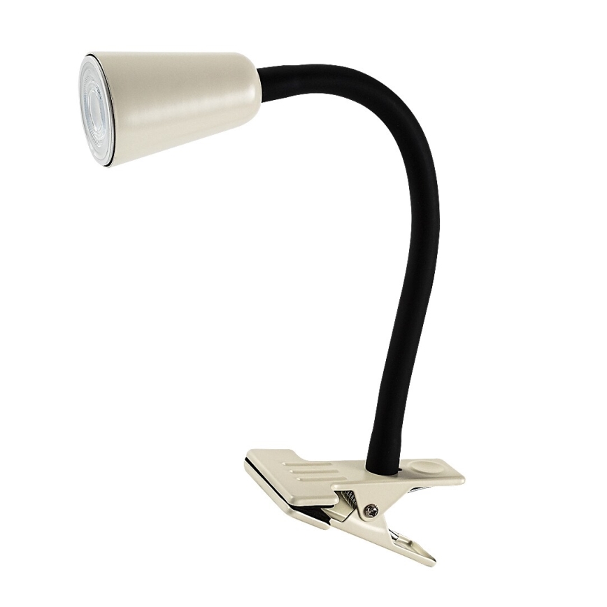 Rabalux - Pöytävalaisin klipsillä 1xGU10/7W/230V kermanvärinen