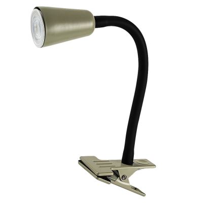 Rabalux - Klipsillä varustettu pöytävalaisin 1xGU10/7W/230V khaki