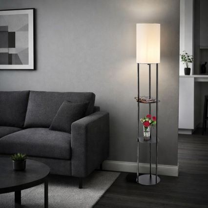 Rabalux - Hyllyllinen lattiavalaisin 1xE27/40W/230V musta