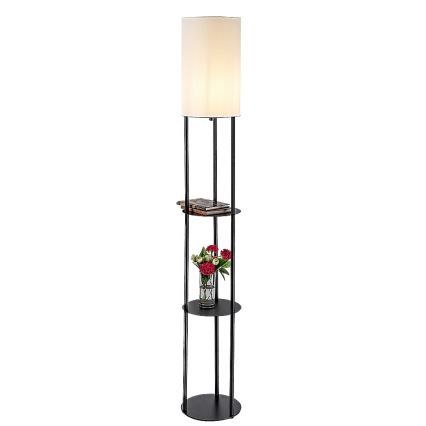 Rabalux - Hyllyllinen lattiavalaisin 1xE27/40W/230V musta