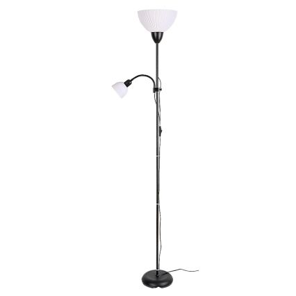Rabalux - Lattiavalaisin 1xE27/60W/230V + 1xE14/25W musta