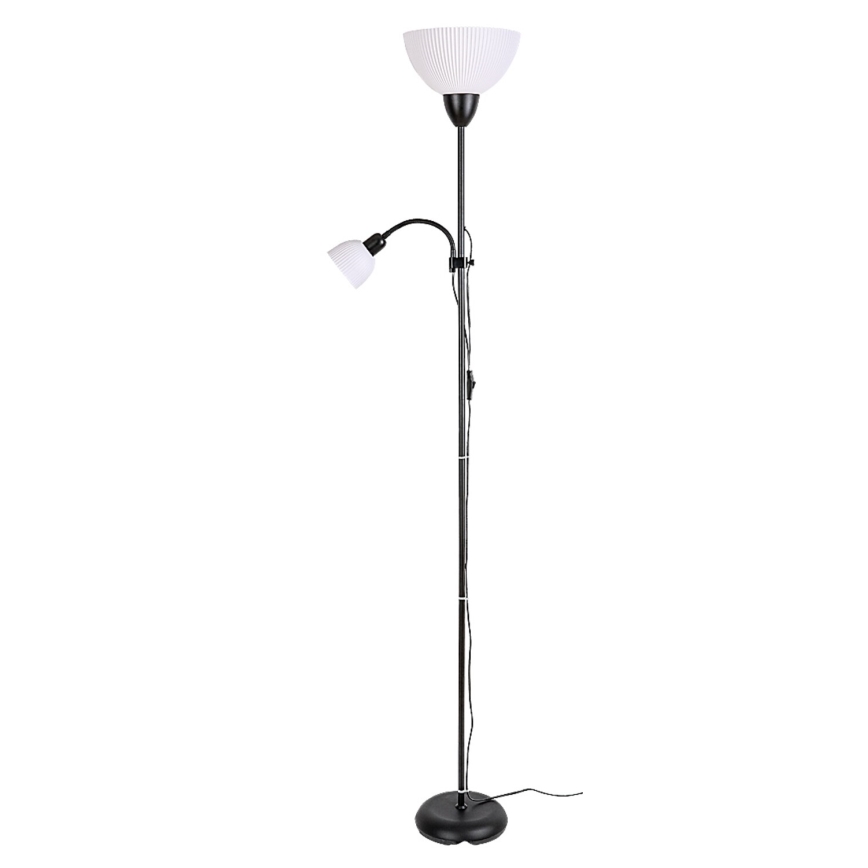 Rabalux - Lattiavalaisin 1xE27/60W/230V + 1xE14/25W musta