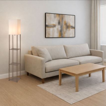 Rabalux - lattiavalaisin hyllyillä 1xE27/40W/230V beige