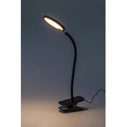 Rabalux - Himmennettävä LED-pöytävalaisin klipsillä LED/7W/230V 3000K