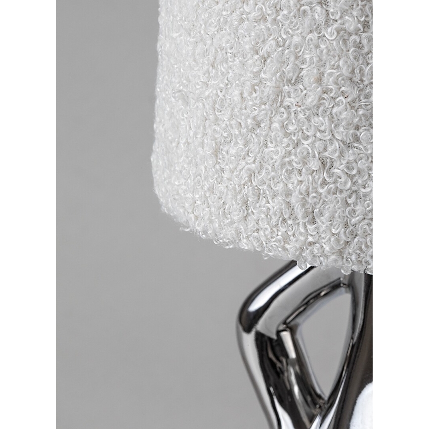 Rabalux - Pöytävalaisin 1xE14/40W/230V kiiltävä kromi