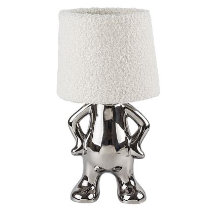 Rabalux - Pöytävalaisin 1xE14/40W/230V kiiltävä kromi