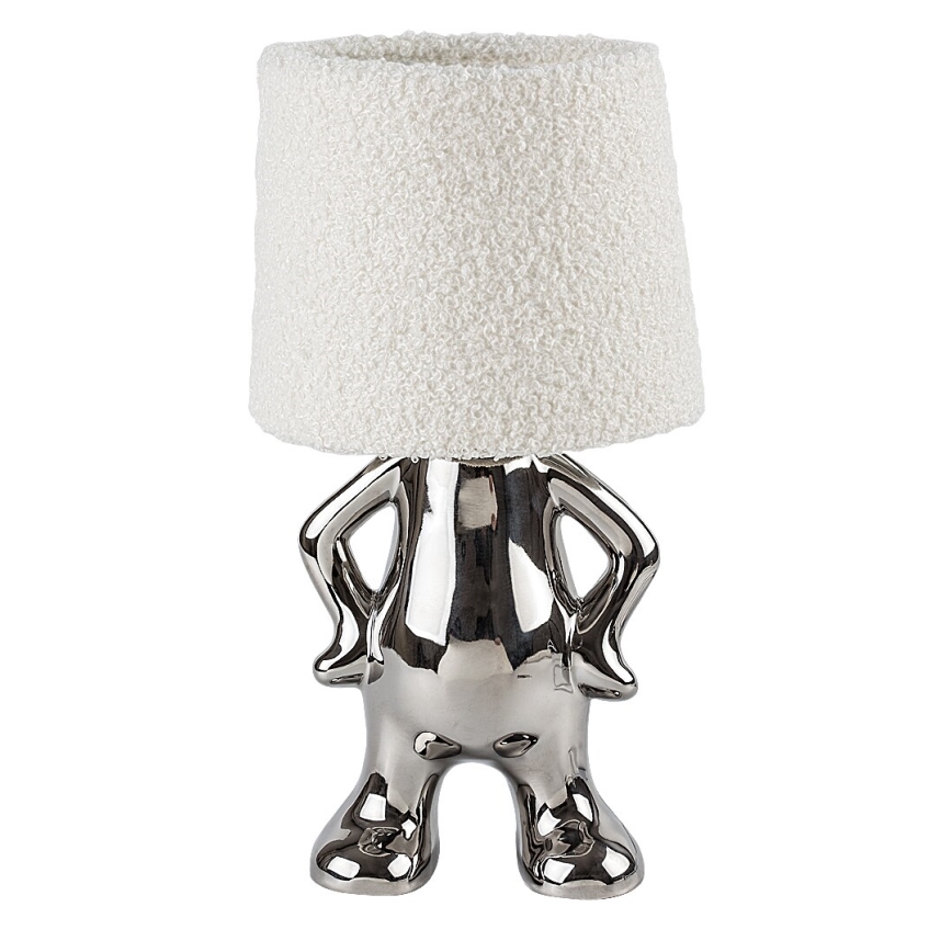 Rabalux - Pöytävalaisin 1xE14/40W/230V kiiltävä kromi