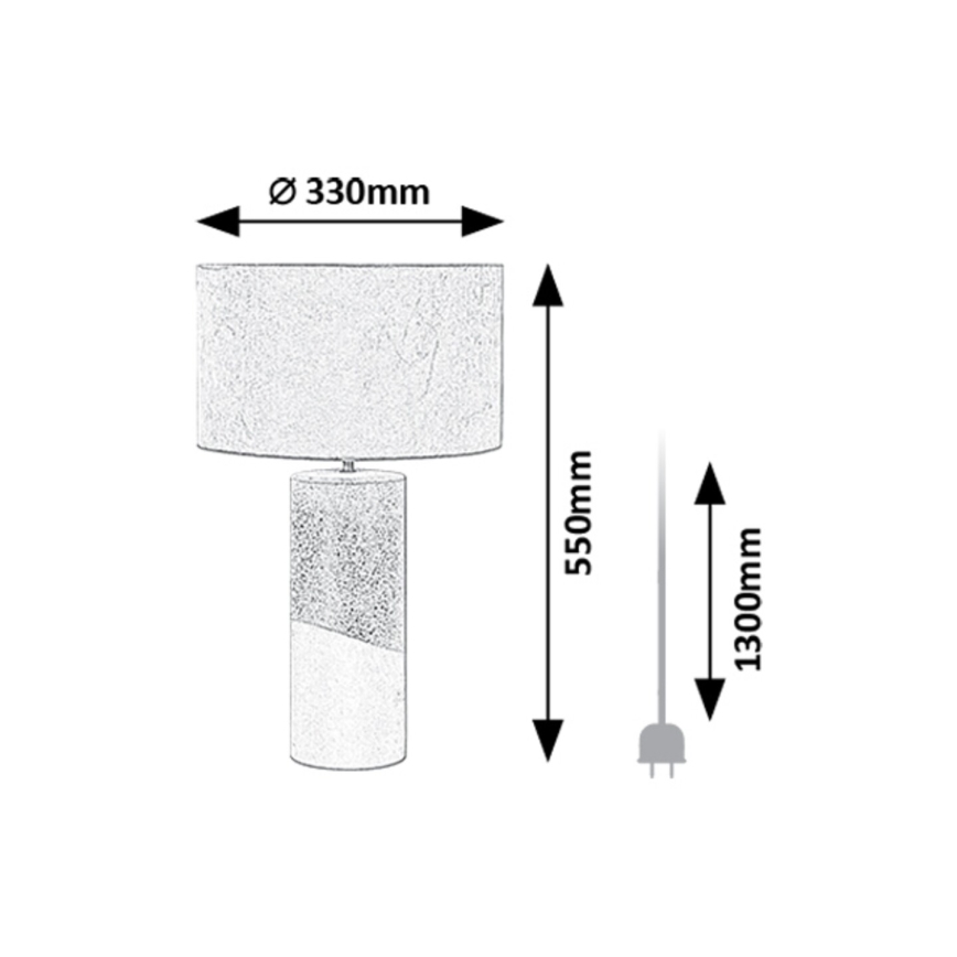 Rabalux - Pöytävalaisin 1xE27/40W/230V