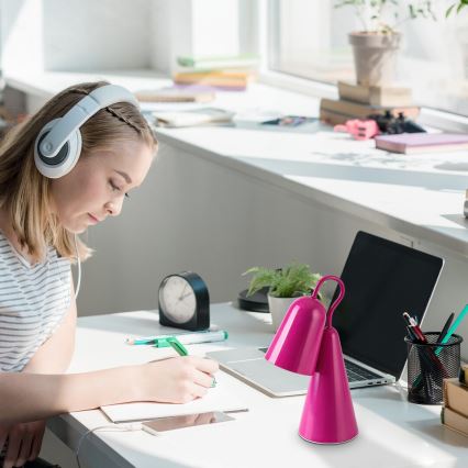 Rabalux - LED-pöytävalaisin 1xE14/4W/230V vaaleanpunainen