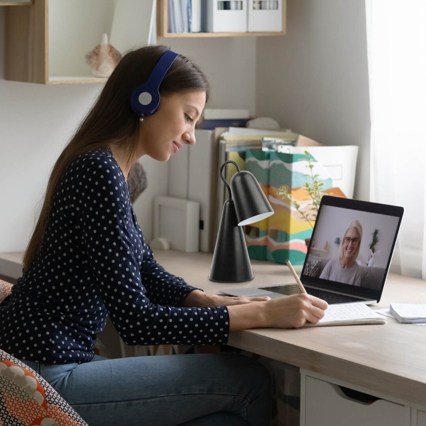 Rabalux - LED-pöytävalaisin 1xE14/4W/230V musta