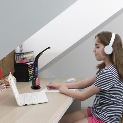 Rabalux - LED RGB Himmennettävä pöytävalaisin LED/5W/230V musta