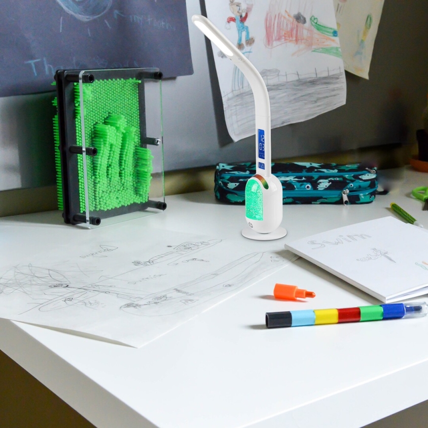 Rabalux - LED RGB Himmennettävä pöytävalaisin LED/5W/230V valkoinen