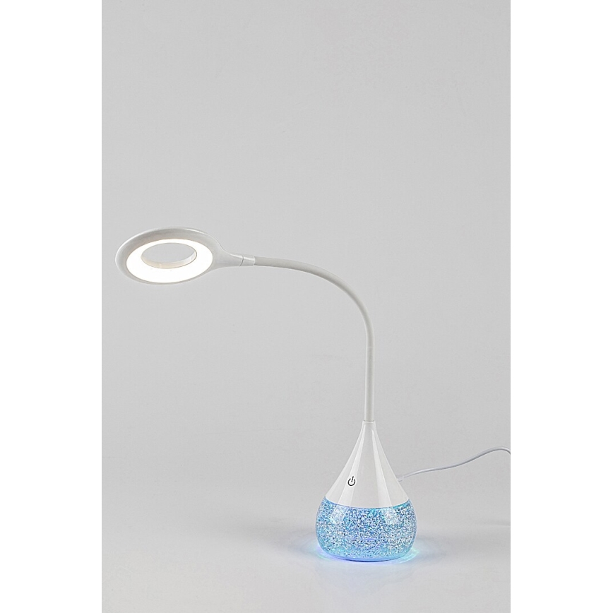 Rabalux - LED RGB Himmennettävä pöytävalaisin LED/4W/230V valkoinen