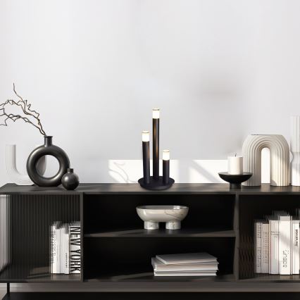 Rabalux - Pöytävalaisin 3xG9/5W/230V musta